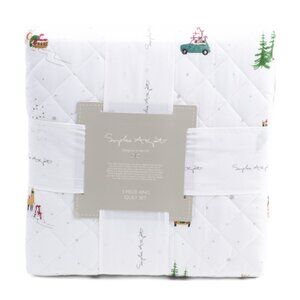 CABBAGES & ROSES Christmas Foliage Comforter Set